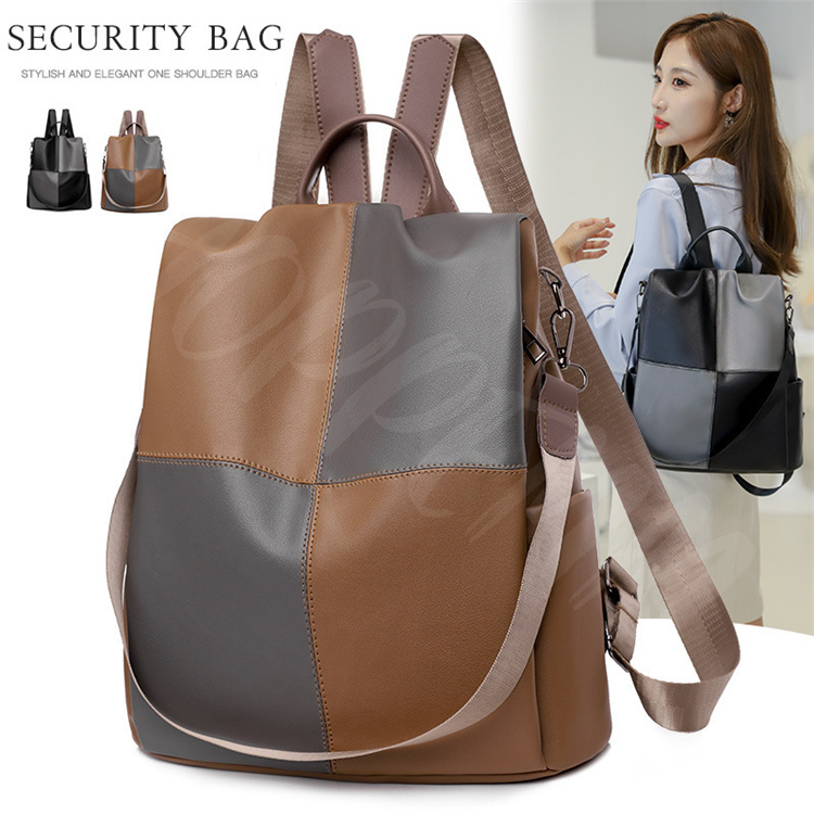 2022 Anti-Theft Design Retro Style Backpack - Y/WB105