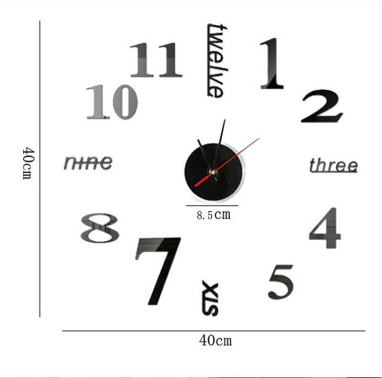 Acrylic clock-WC2